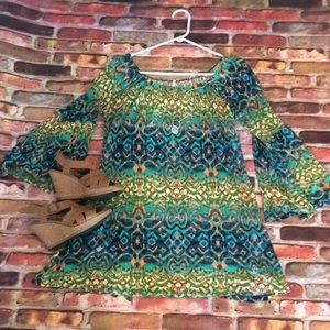 Vibrant Summery Boho Tunic/Dress